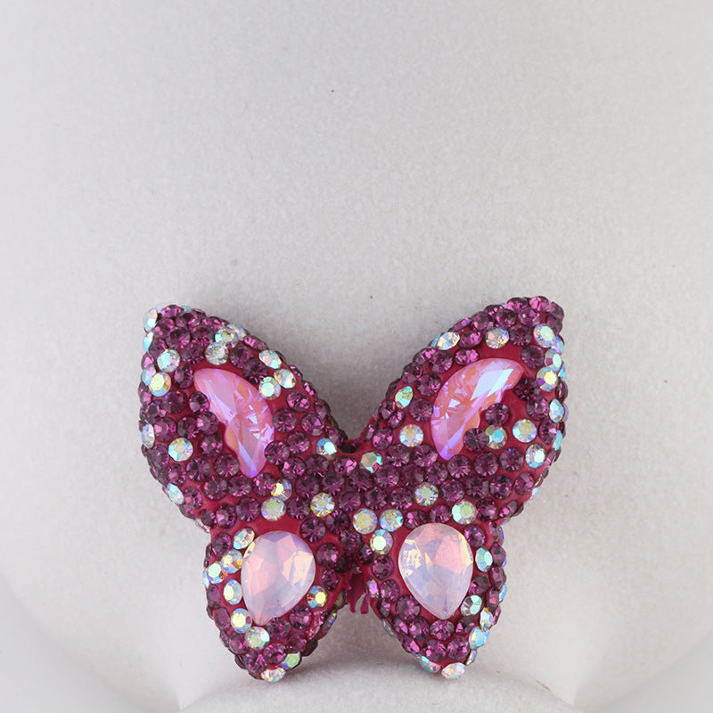 Wholesale DIY Colorful Butterfly Soft Clay Diamond Balls