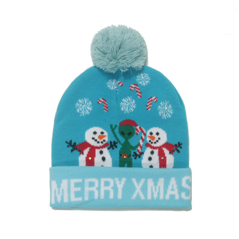 Wholesale Christmas Snowman Reindeer Christmas Tree Knit Hat