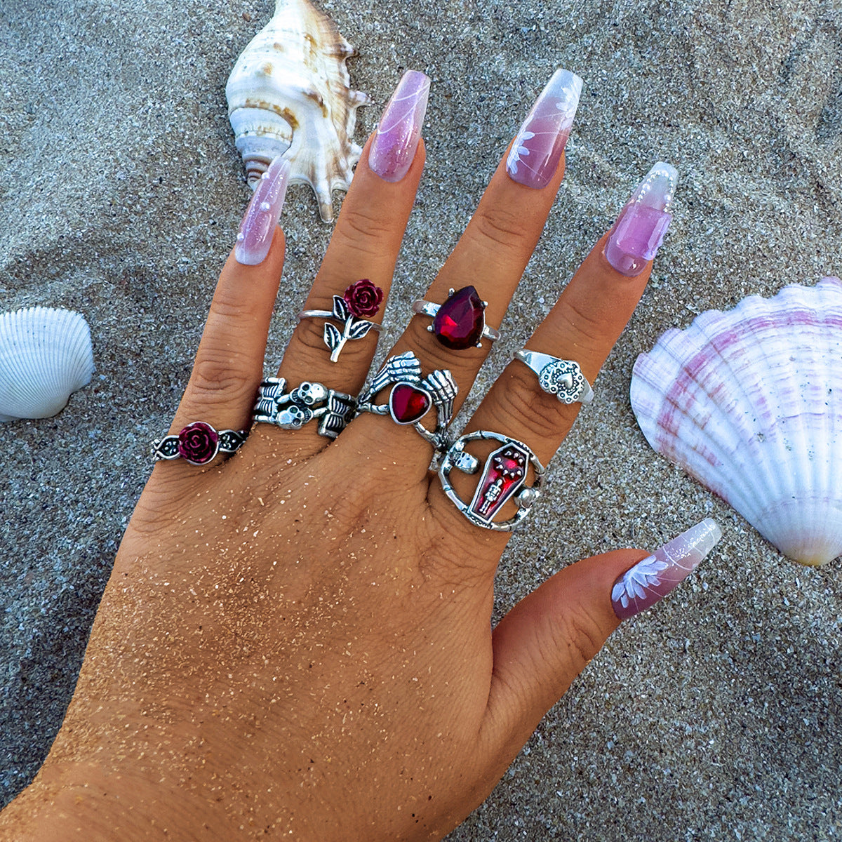 Wholesale  Skull Cranium Ring suit