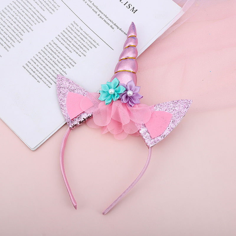 Wholesale Kids Unicorn Halloween Birthday Party Headband