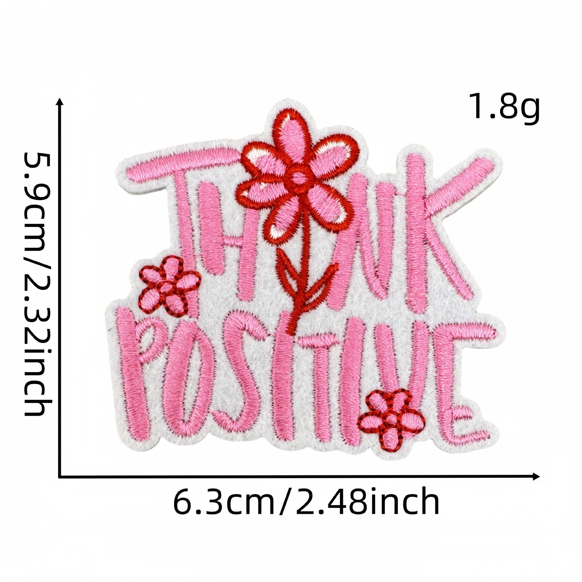 Wholesale Colorful English Letter Embroidered Iron On Patch Stylish Backpack Travel Decoration Gift