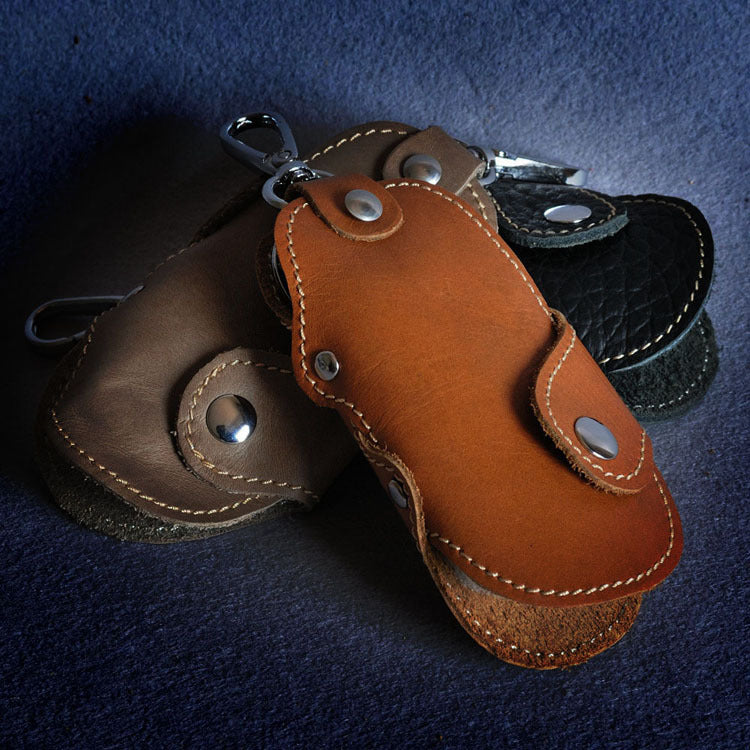 Wholesale Simple Thick Cowhide Keychains