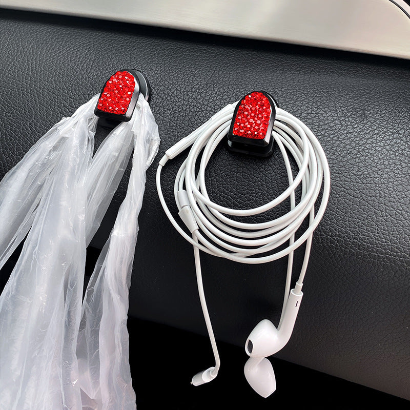 Wholesale Hidden Diamond-encrusted Plastic Small Hooks