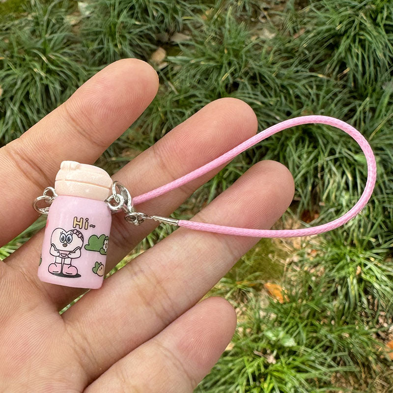 Wholesale Mini kettle thermos cup pendant cute small bottle doll accessories