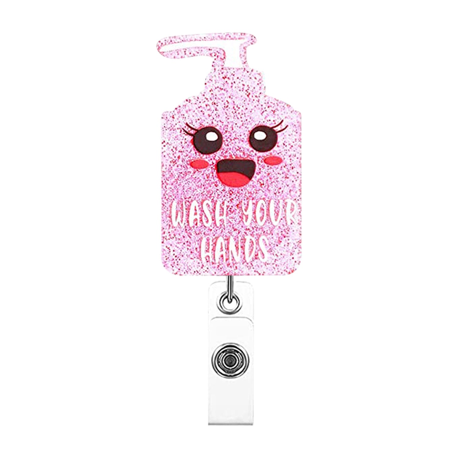 Wholesale Acrylic Uterus Love Doctor Nurse Retractable Badge Scroll