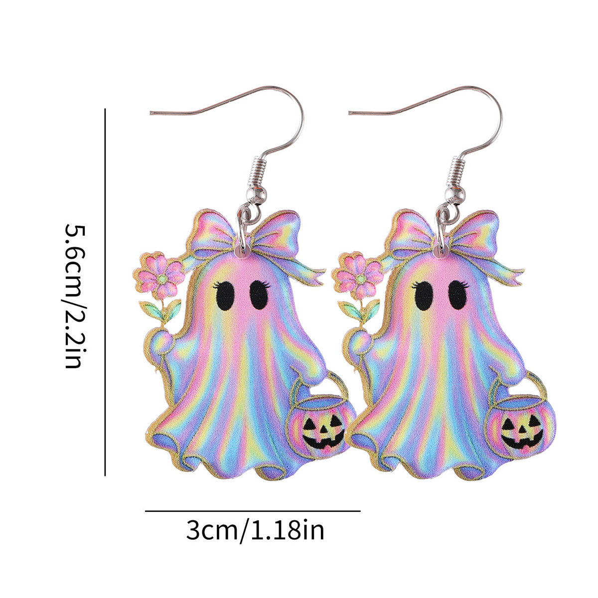 Wholesale various ghost acrylic earrings