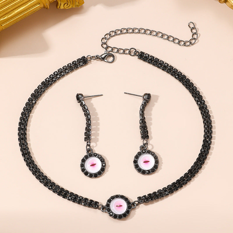 Wholesale Devil Eye Necklace Collarbone Chain