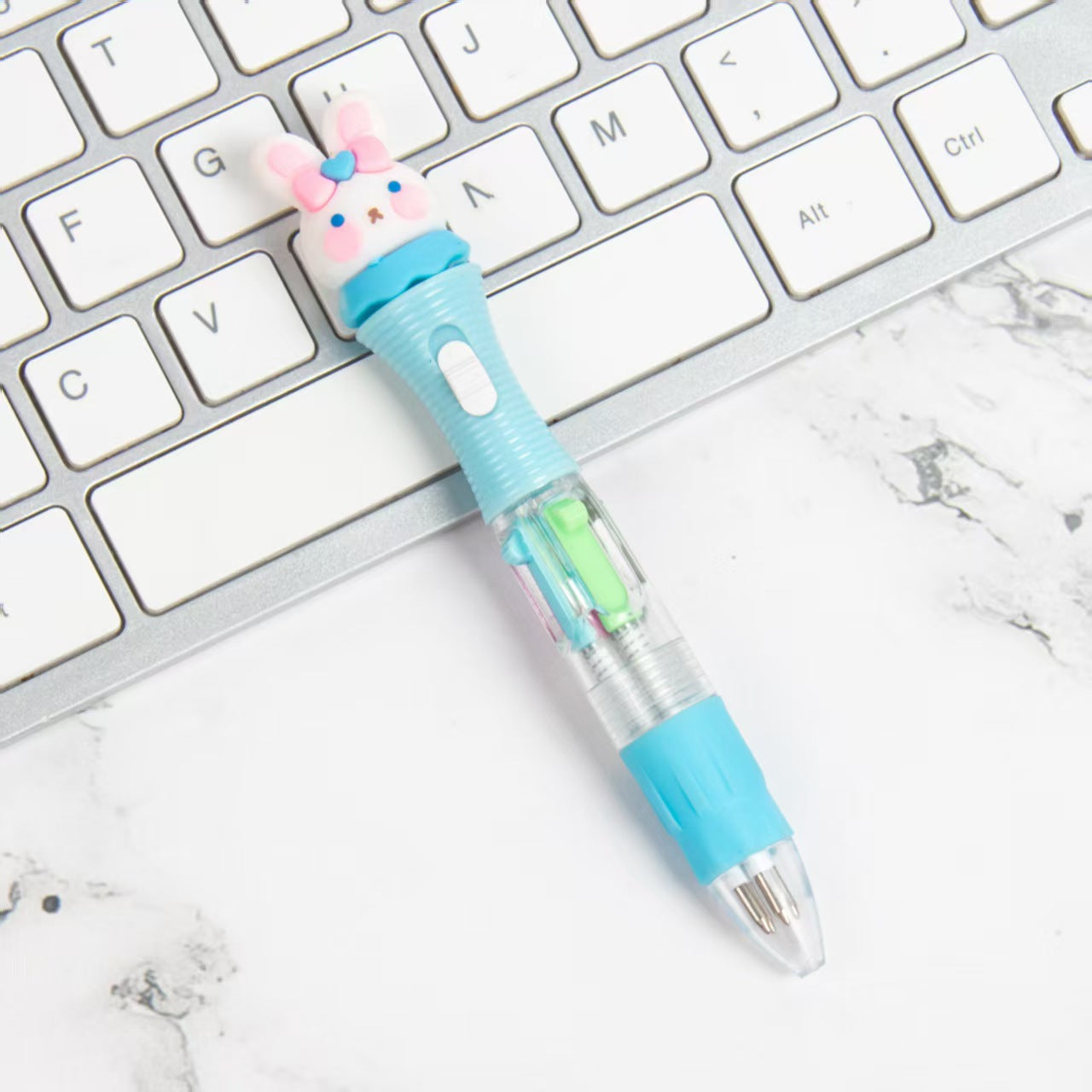 Wholesale 2pcs  Supply Cartoon Mini Four Color Pen special
