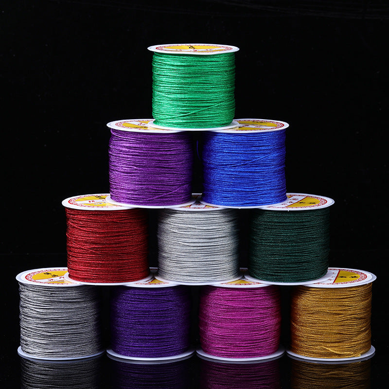 Wholesale 72 Size Jade Line 50 Meters Diy Line Hand-woven Jewelry Cord Accessories