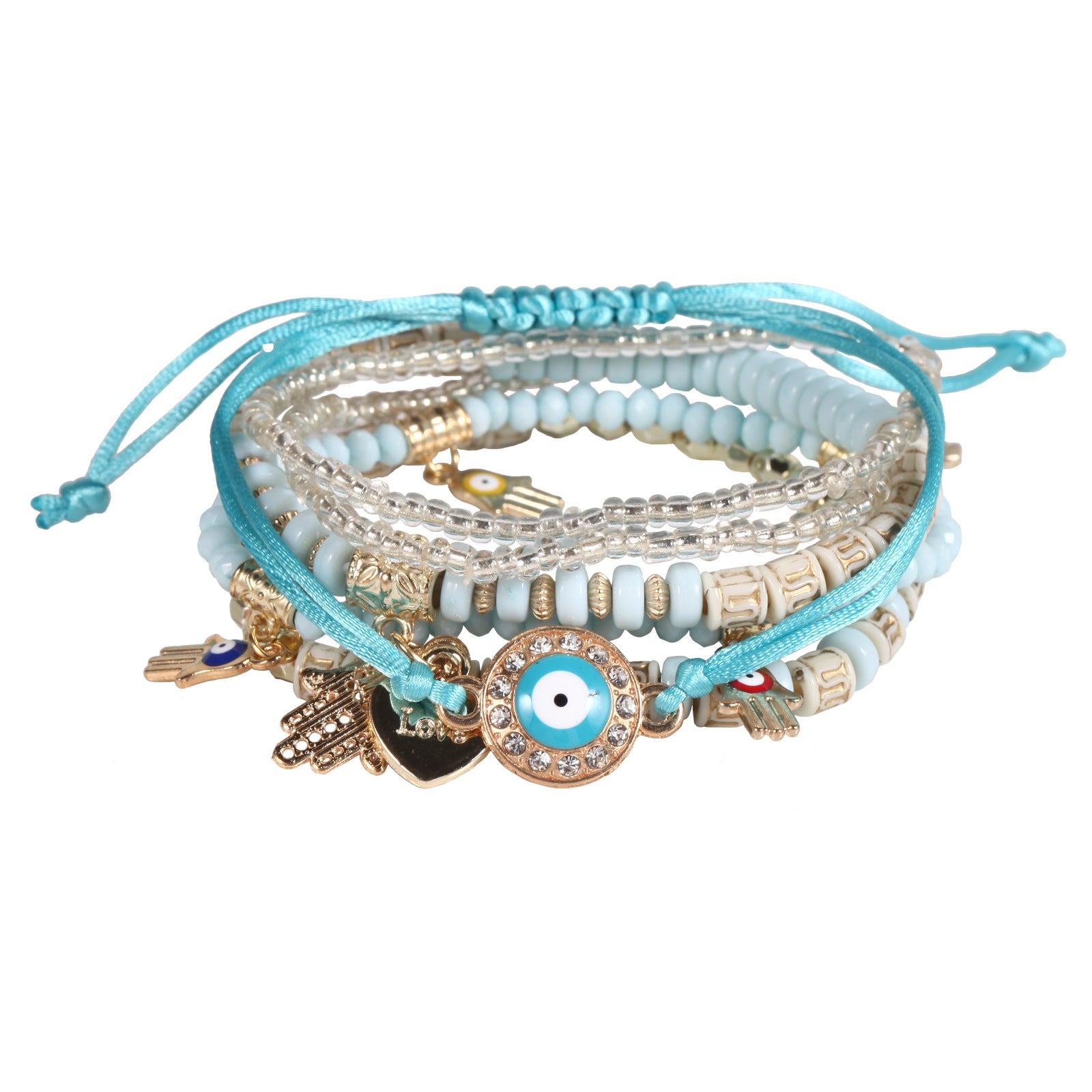 Wholesale Demon Eye Multi-layer Bracelet