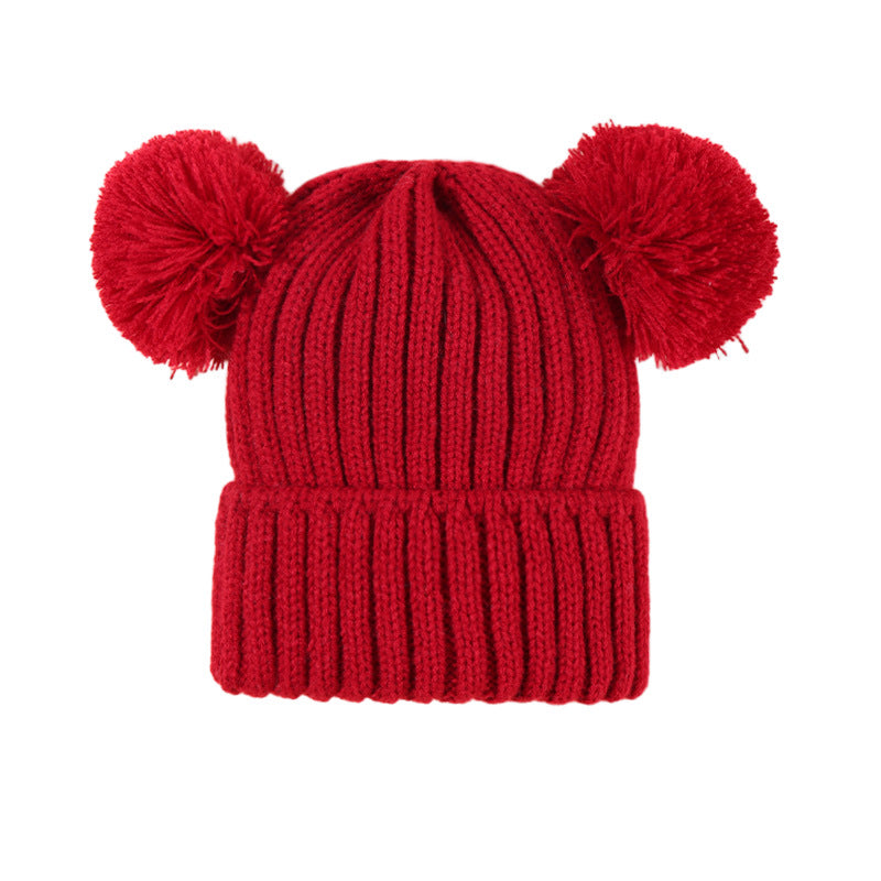 Wholesale Children's Plain Knitted Acrylic Hats