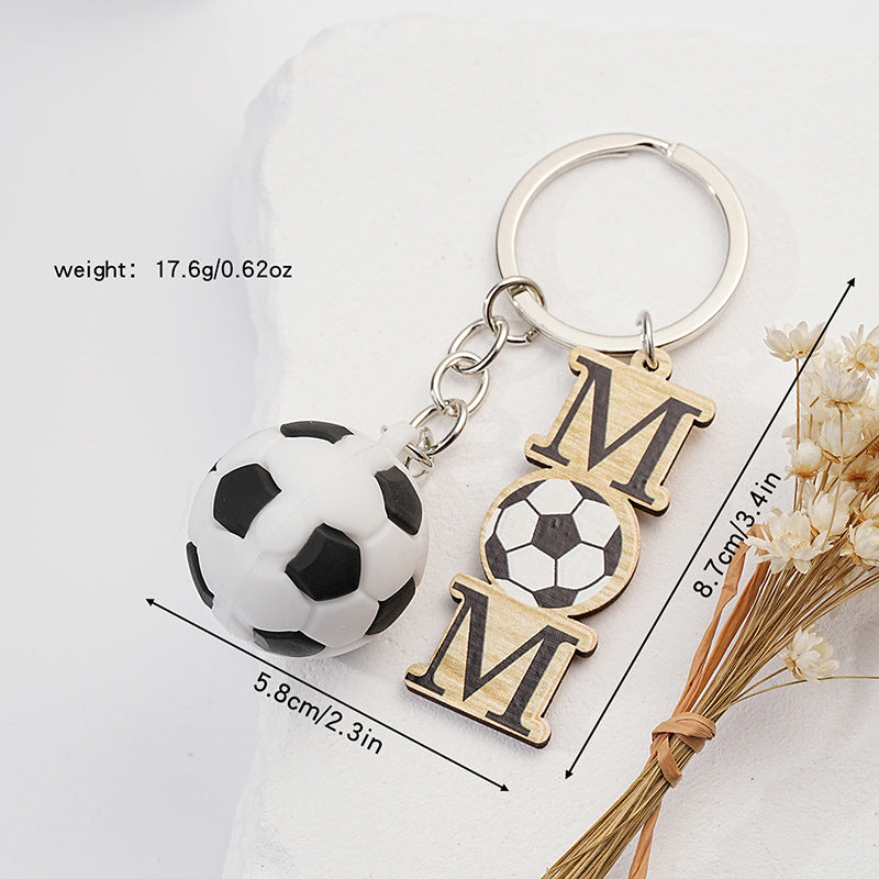 Wholesale Creative Cartoon Football Keychain
