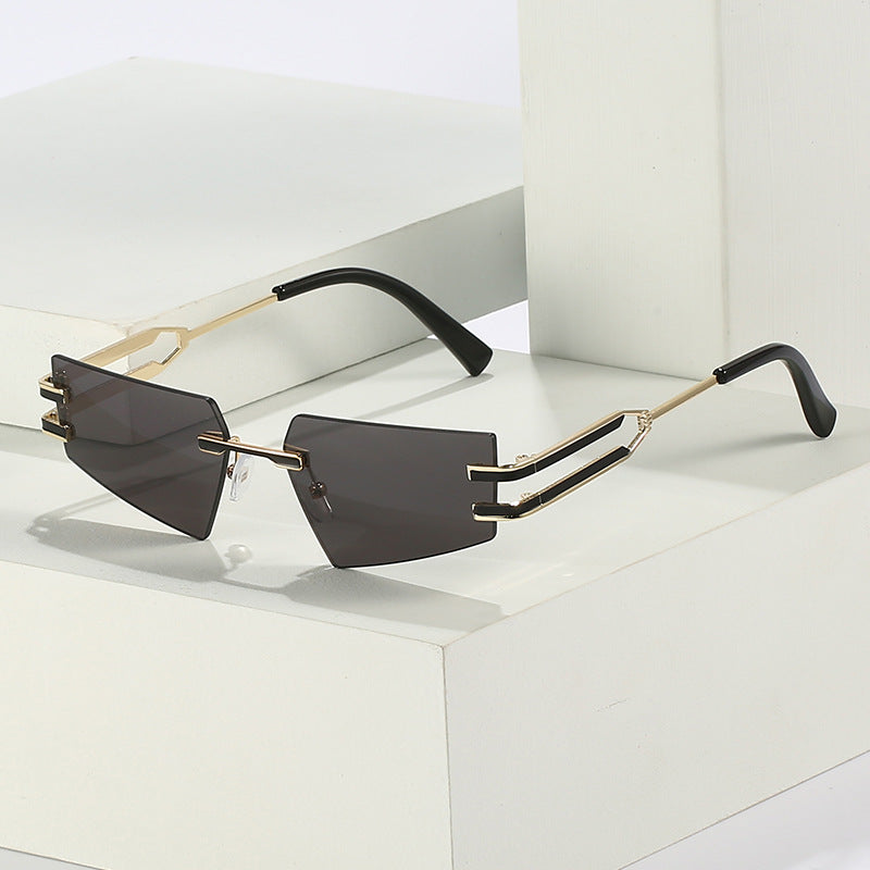 Wholesale Cat-eye Frameless Fashion Sunglasses