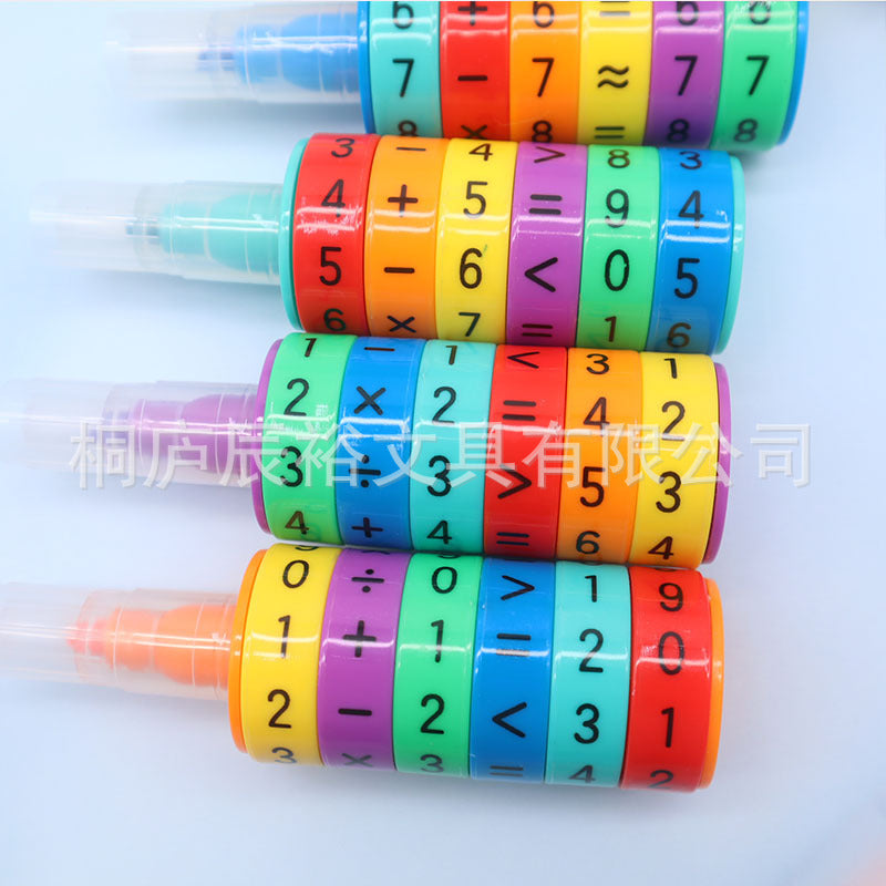 Wholesale Digital Rubik's Cube Highlighter Pen
