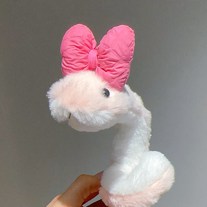 Wholesale Festive Snake Plush Doll Simulation Ornaments Cute Funny New Year Gift Toys