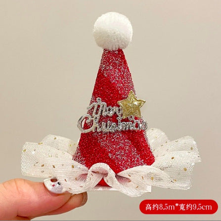 Wholesale Christmas Plush Bow Headband OLY-HD-XHX001