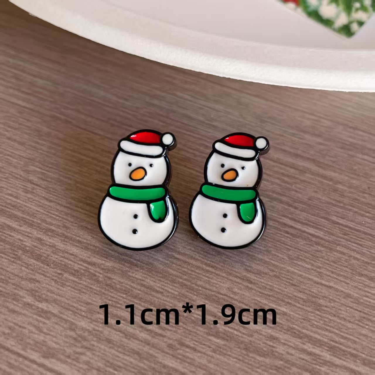 Wholesale Cute Reindeer Gingerbread Man Earrings