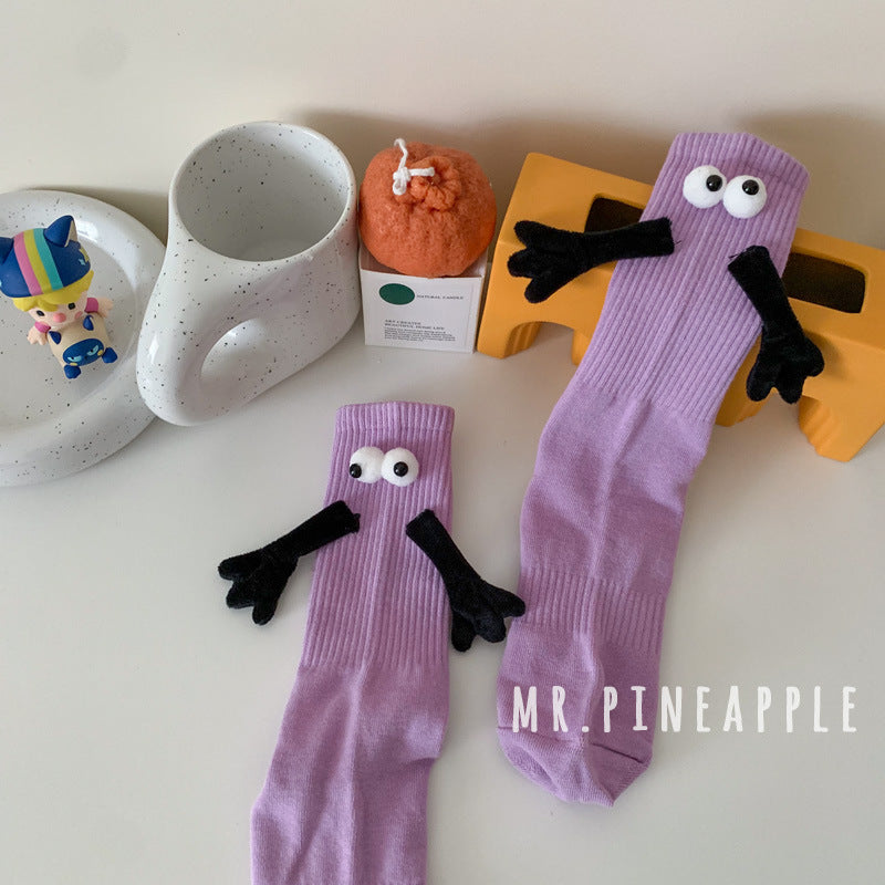 Wholesale Cotton Holding Socks, Couple Magnetic Suction