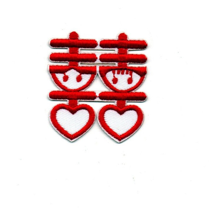 Wholesale 16Pcs Chinese New Year Embroidered Lantern Firecracker Patches Festive Cloth Applique For Towels Home Holiday Decor DIY Craft Gift