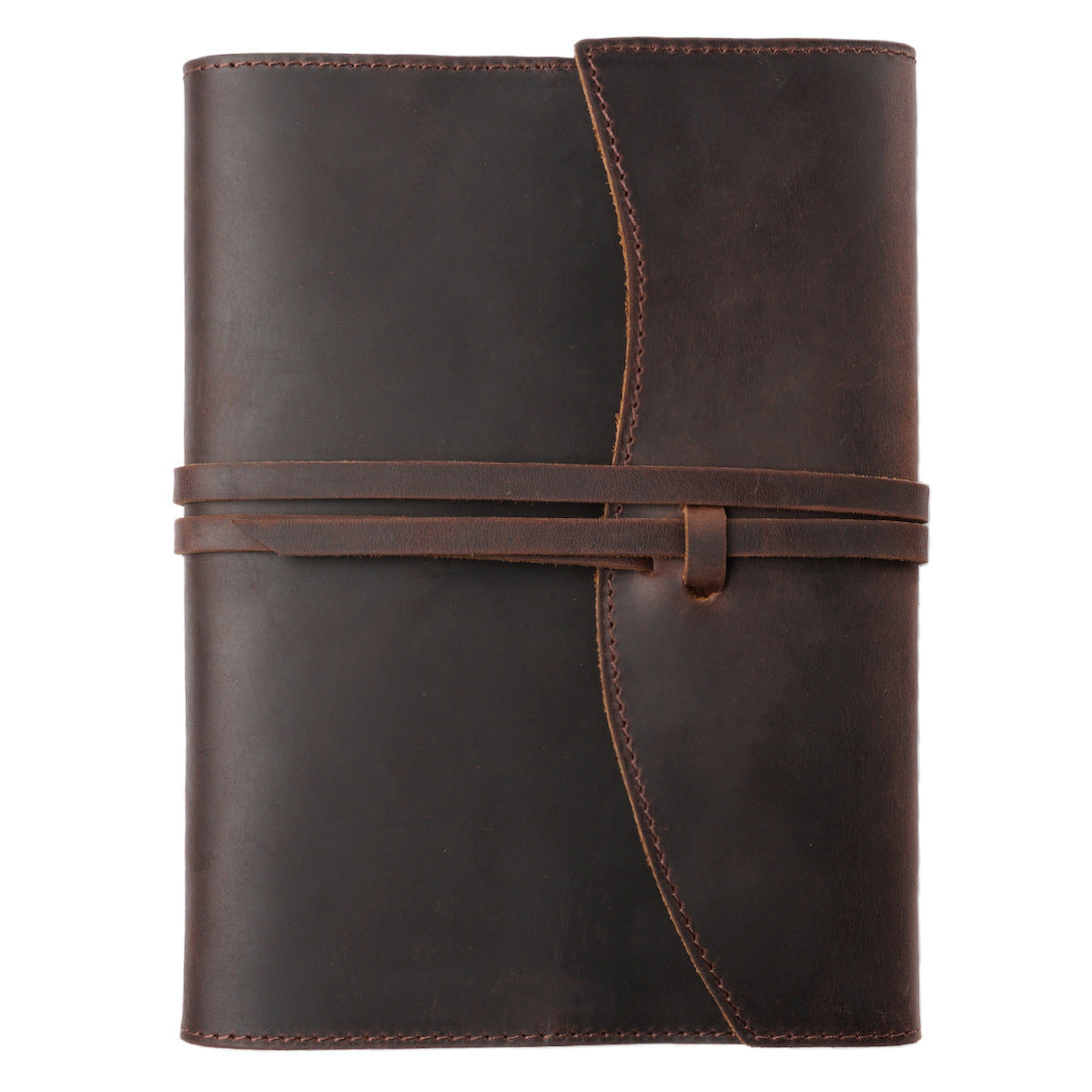 Wholesale A5A6 Top Layer Cowhide Protective Cover Fixed Page Notebook