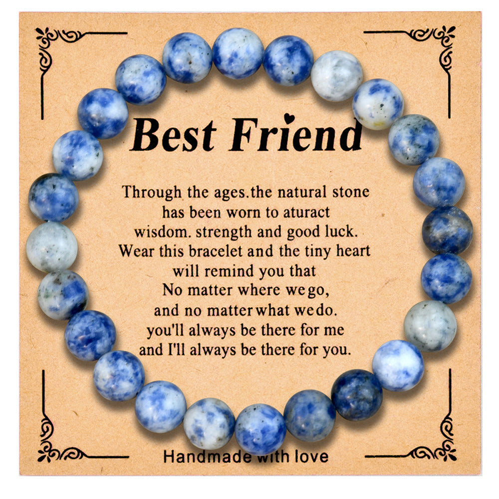 Wholesale  8mm colorful crystal beaded bracelet