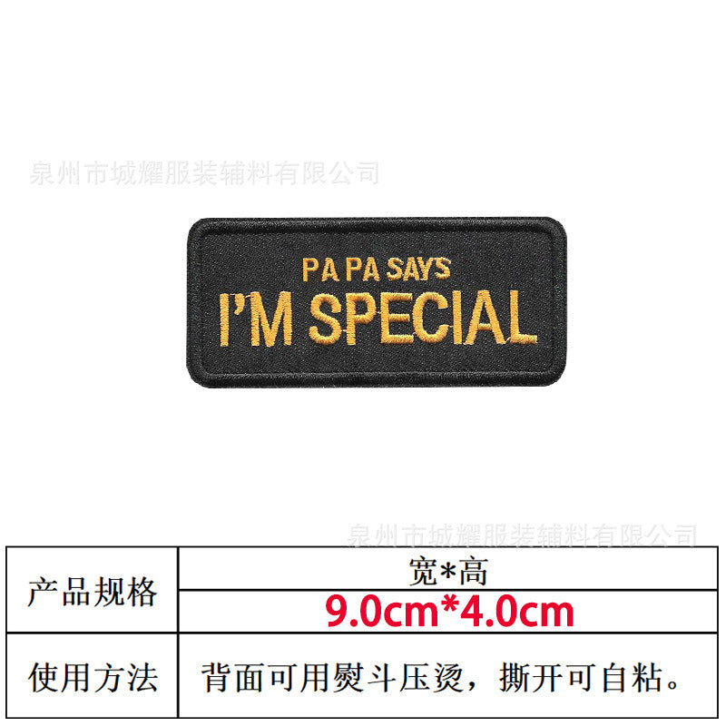 Wholesale Embroider Velcro Custom Cartoon Cloth Stickers Tactical Patches
