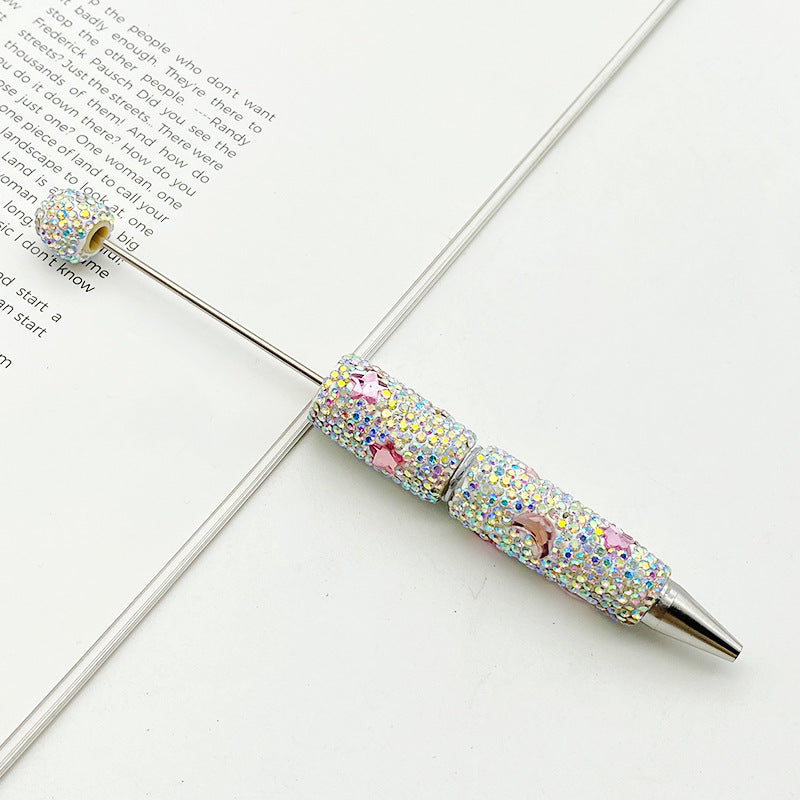 Wholesale DIY moon full diamond bead pen colorful