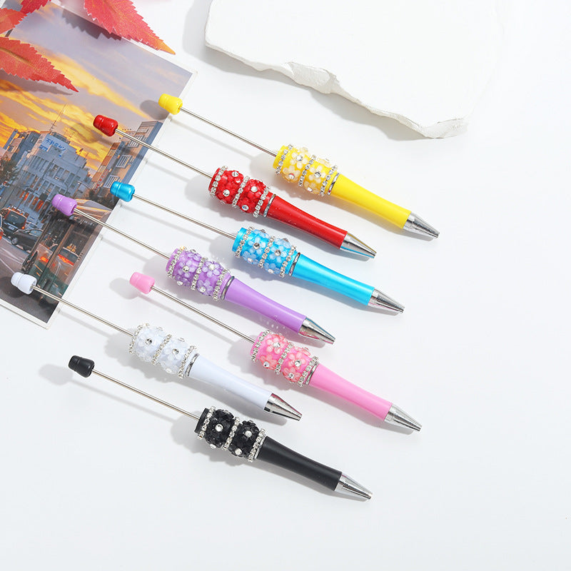 Wholesale Beadable Pens Heavy Industry Cherry Blossom Diamond Beaded Pens