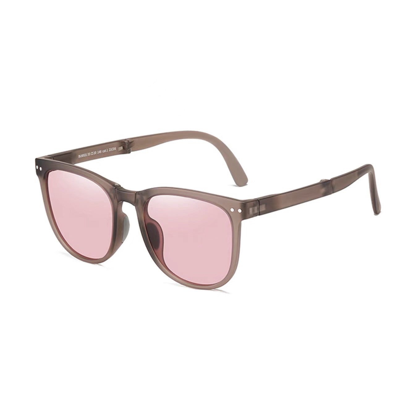 Wholesale Foldable Anti-UV Simple Fashion Lightweight Face Showing Small Sunglasses