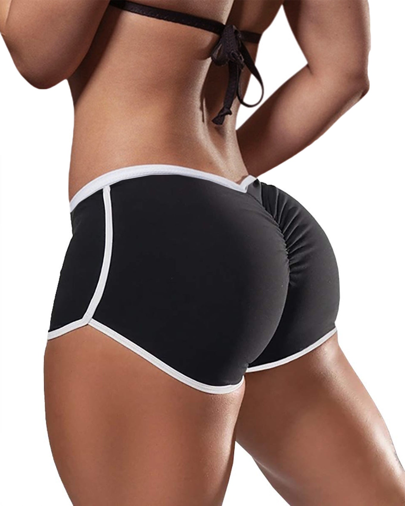 Wholesale Large Size Sexy Solid Color Low Waist Sports Hip Pants
