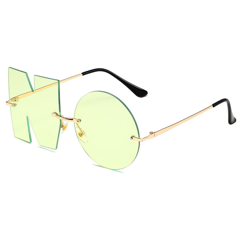 Wholesale PC NO Irregular Rimless Sunglasses