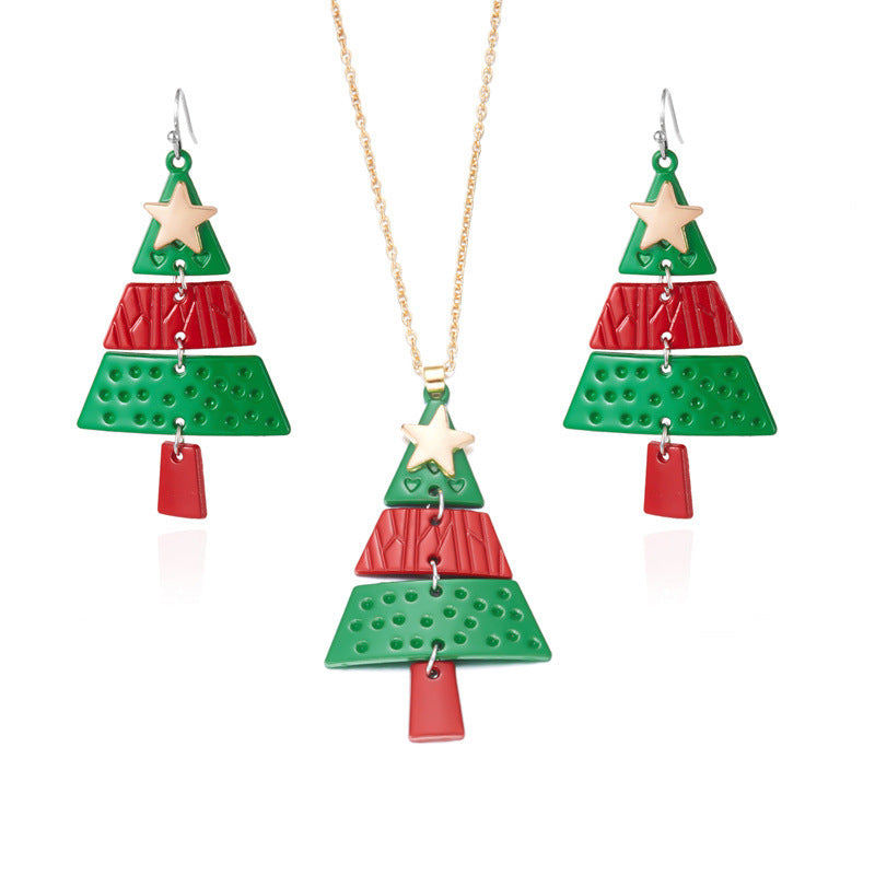 Wholesale Christmas tree necklace