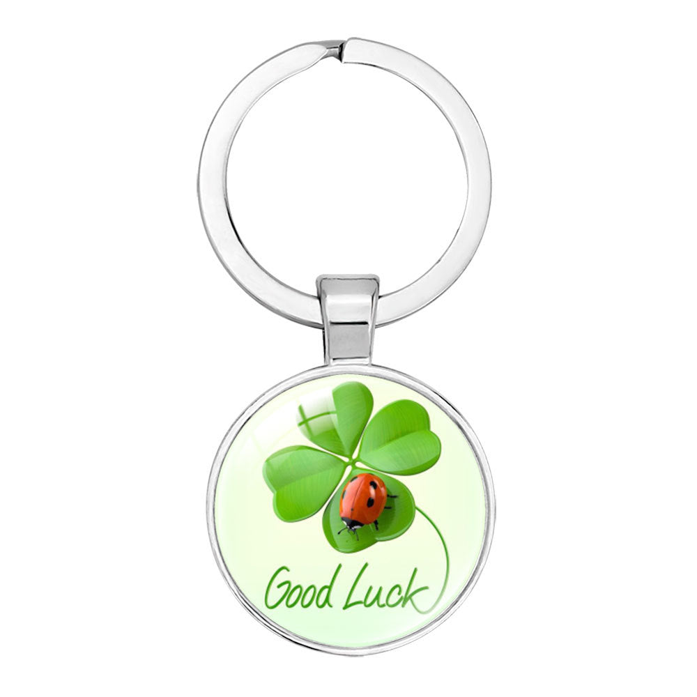 Wholesale Lucky Clover Car Pendant Keychains