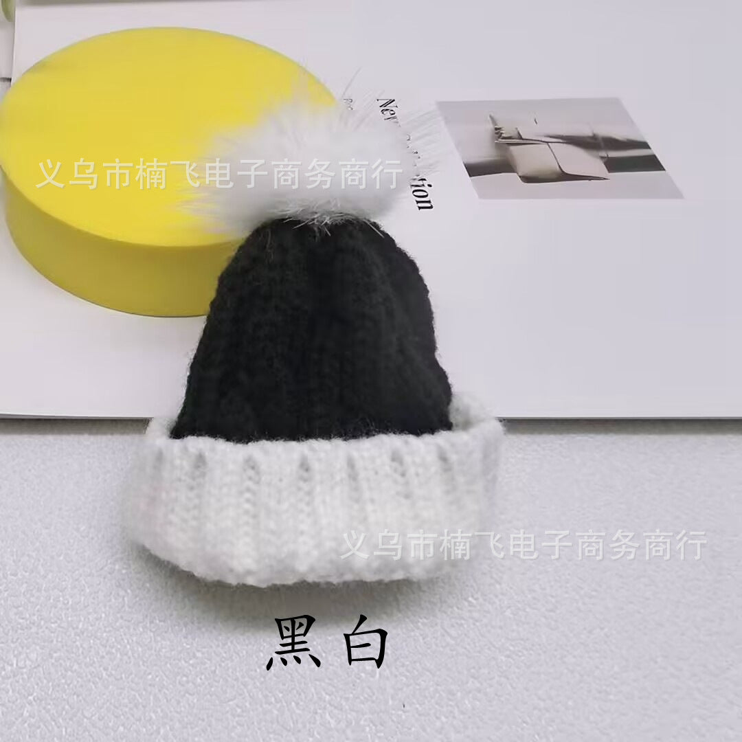 Wholesale 10pcs Cute Wool Hat Clothing Doll Accessories