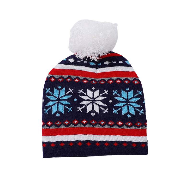 Wholesale Christmas Hats Children's Knitted Woolen Hats Colorful Knitted Hats Christmas Hats