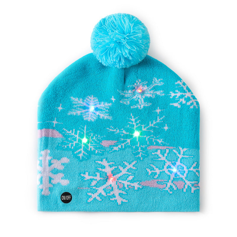 Wholesale Christmas hat  colorful woolen hat