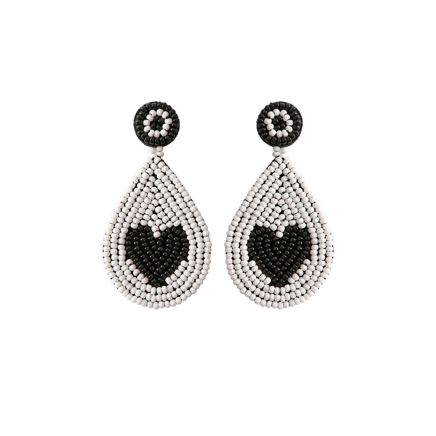 Wholesale Bohemian Vintage Rice Bead Tassel Earrings Exaggerated Personality Creative Handmade Jewelry