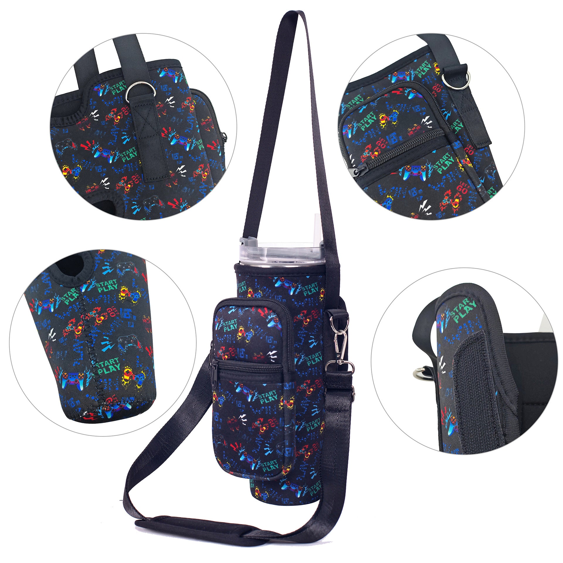 Wholesale 40oz Printed Car Cup Sleeve &  Water Bottle Cup Accessories