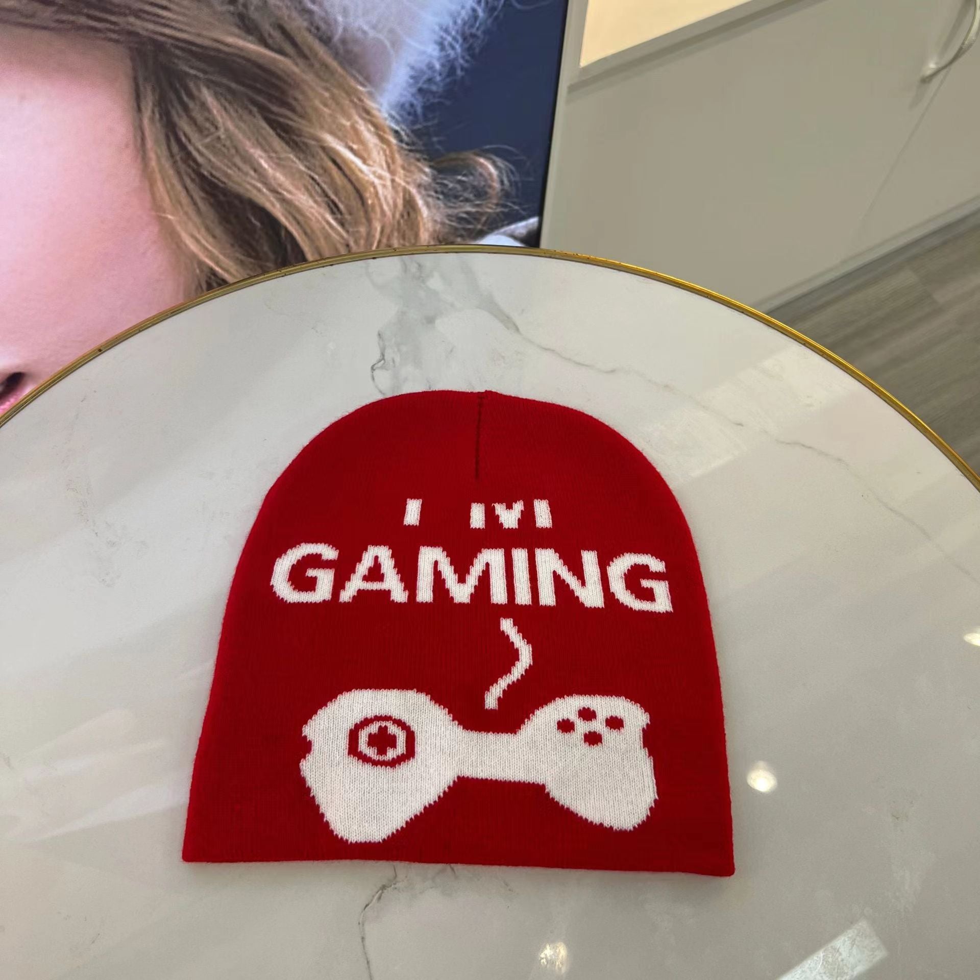 Wholesale New Autumn and Winter Letter Embroidery Vintage Acrylic Woolen Beanie