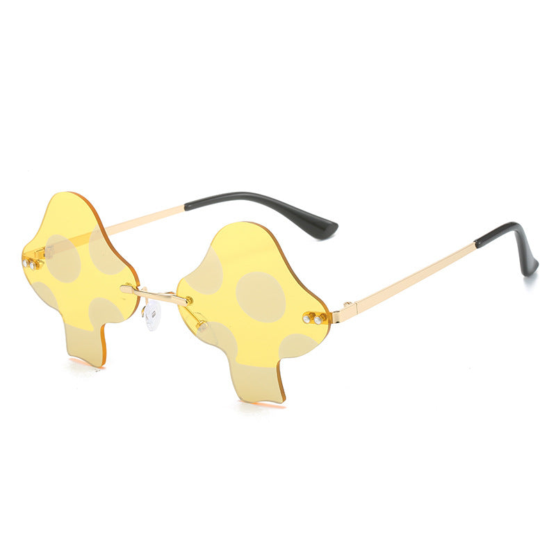 Wholesale PC Mushroom Frameless Sunglasses