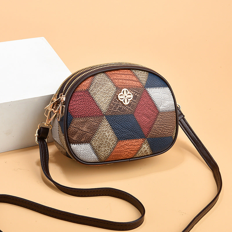 Wholesale Versatile Fashion Crossbody Bag Soft Leather Three-Layer Shoulder Bag