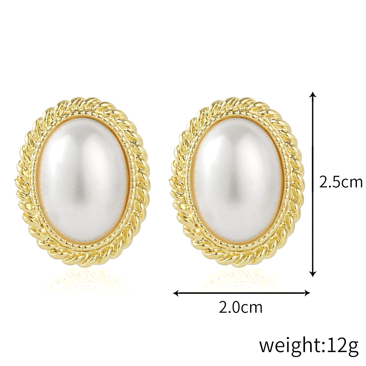 Wholesale Baroque-style long earrings with irregular pearls