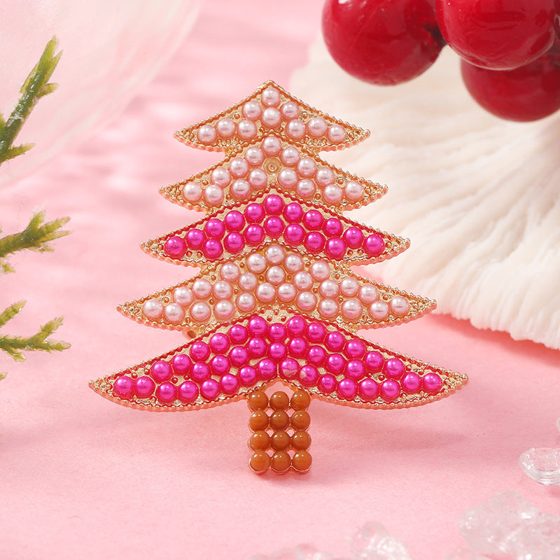 Wholesale Christmas Tree Magic Witch Gold Plated Diamond Ring