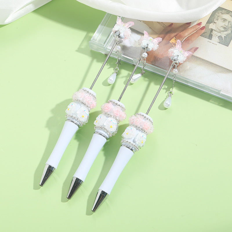 Wholesale 10pcs Heavy Industry Cartoon Cute DIY Beaded Pen