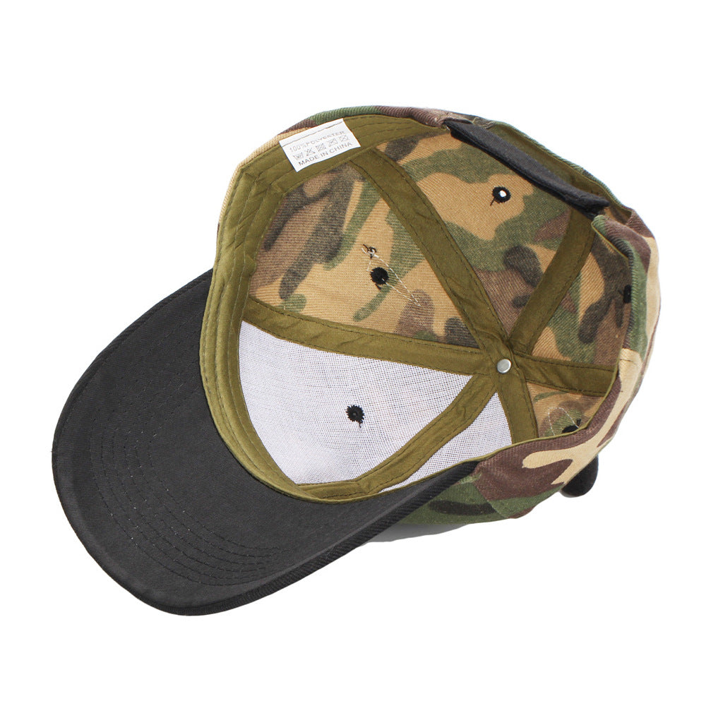 Wholesale Fashion Camouflage Horn Baseball Cap