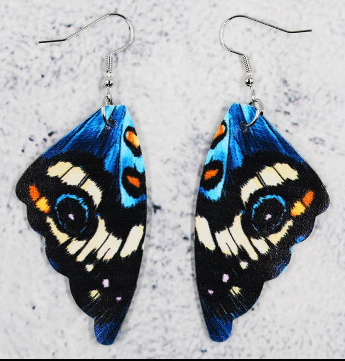 Wholesale Butterfly Wing Earrings,  Eco-Friendly Leather Earrings