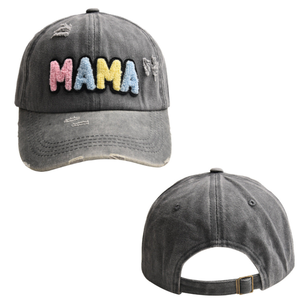 Wholesale Cotton Embroidered Letters MAMA Baseball Cap