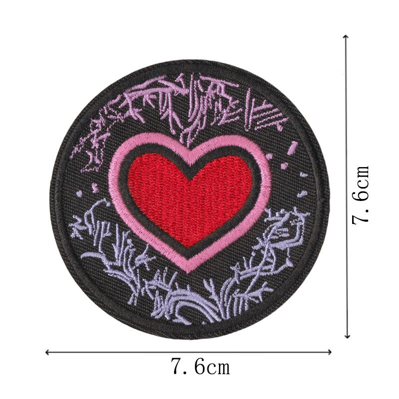 Wholesale 8 Pack Embroidered Iron On Patches Heat Melt Glue Back DIY Fashion Accessory For Bags Towels Outdoor Gear Gift
