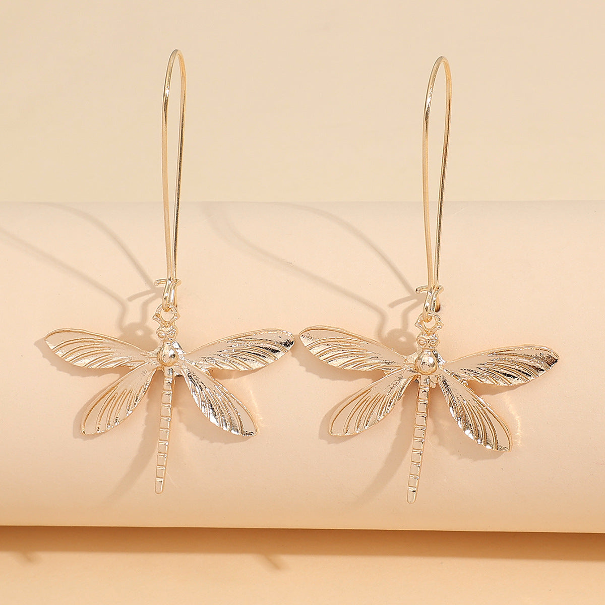 Wholesale Large Size Dragonfly Alloy Earrings
