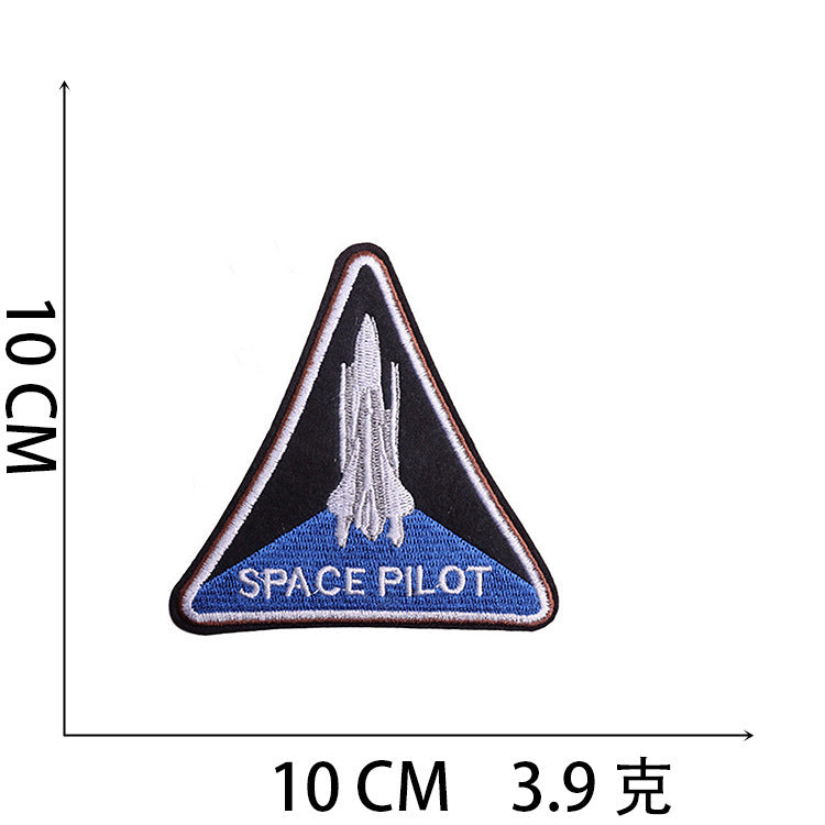 Wholesale Modern Iron On Embroidered Patch Set Astronaut Spaceship Cartoon Mushroom Designs Trendy Clothing Accessory For Gift Resale